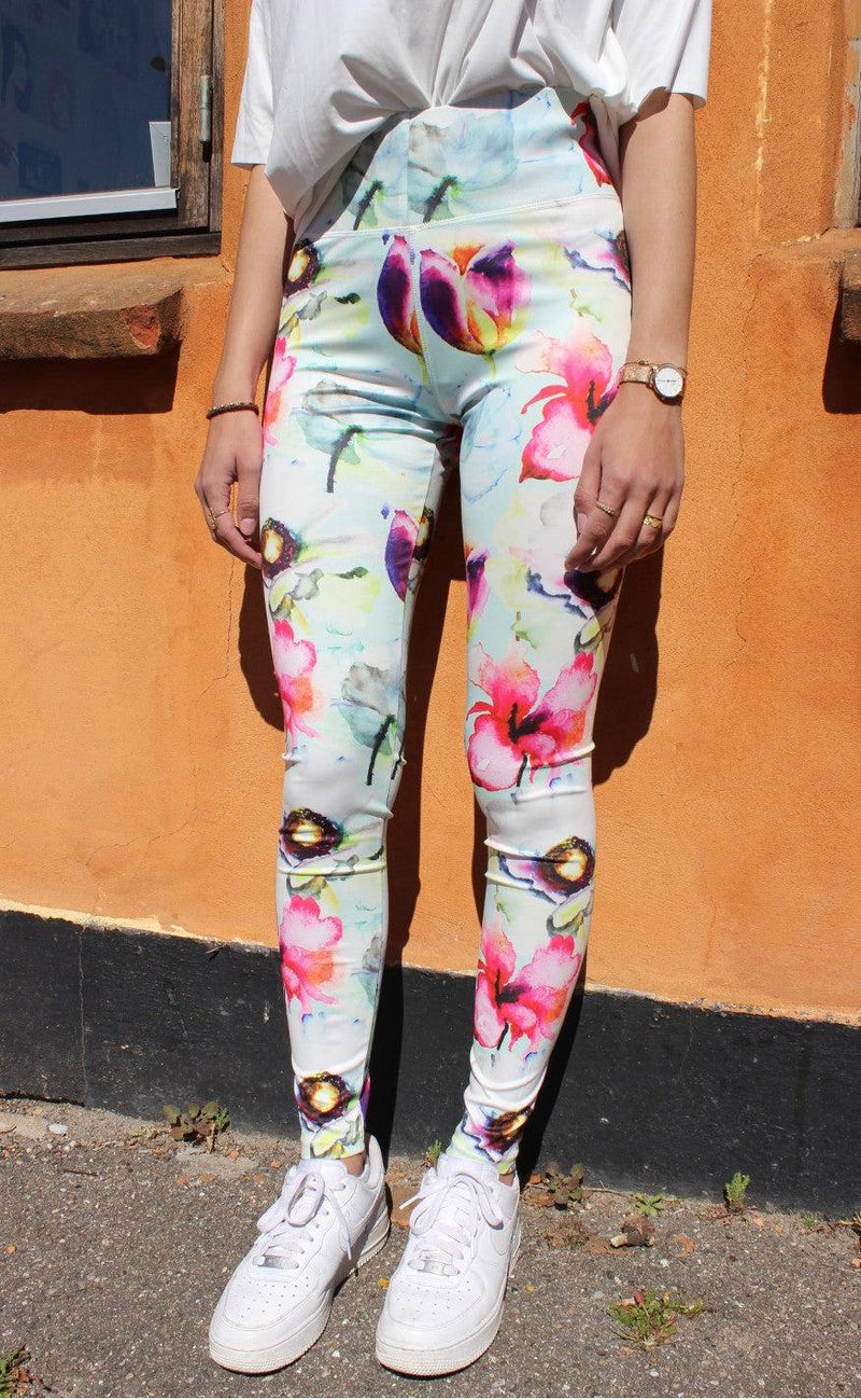 Liberte Leggings - Nicole - Mint flower