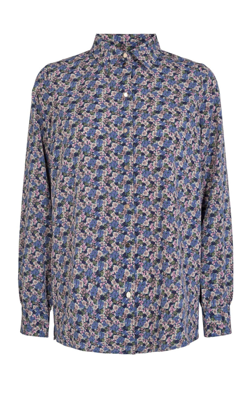 Liberte Skjorte - Manda - Navy Flower
