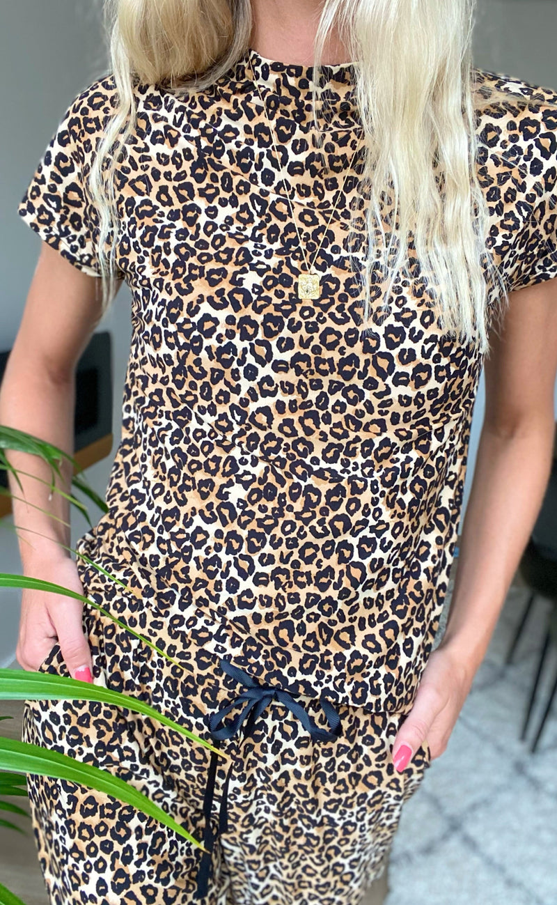 Liberte Top - Alma - Sand Black Leo