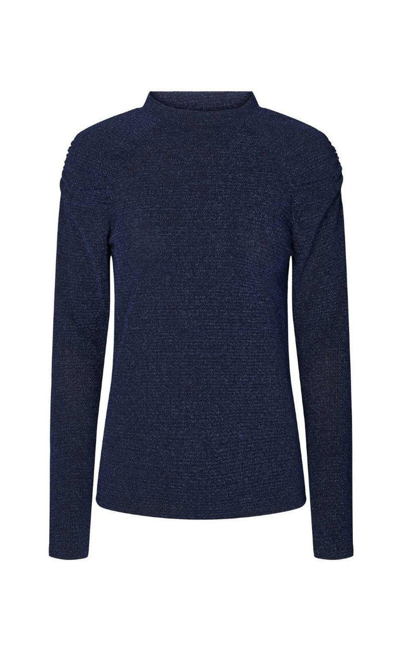 Lollys Laundry Bluse - Ellen - Dark Blue