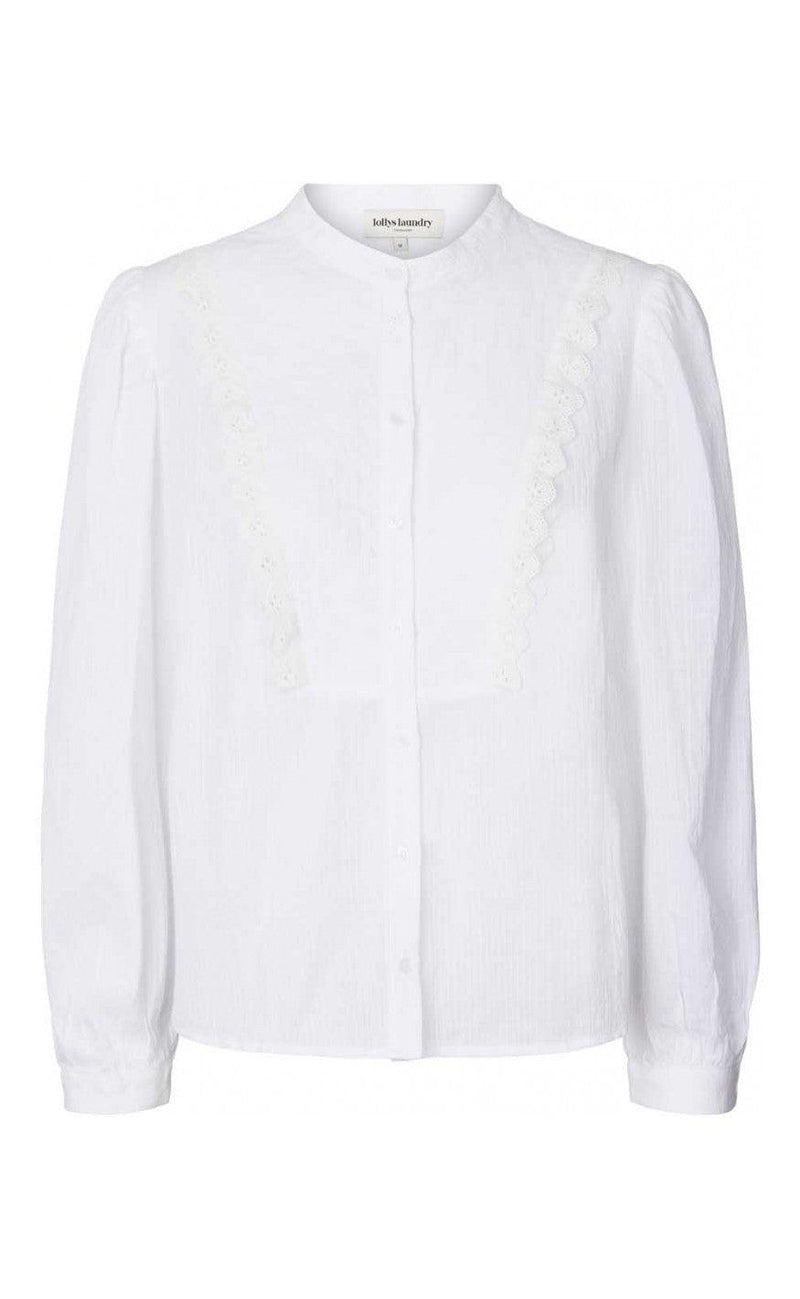Lollys Laundry Bluse - Pearl - Creme