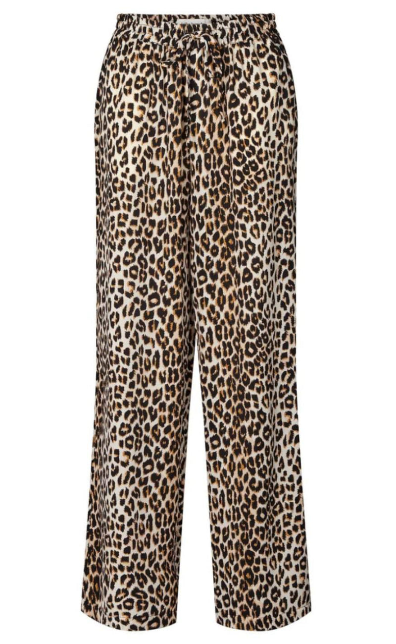 Lollys Laundry Bukser - Rita - Leopard Print