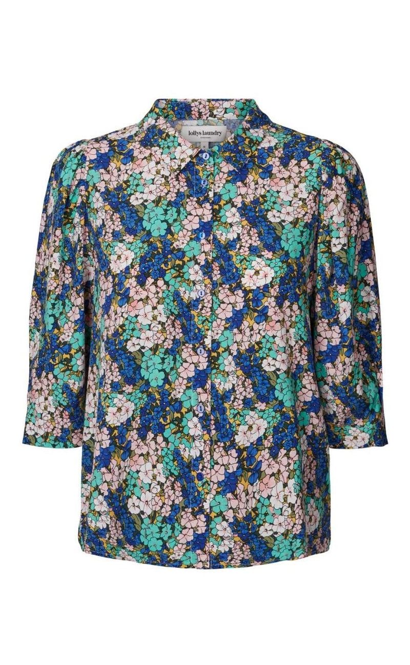 Lollys Laundry Skjorte - Bono - Flower Print 2