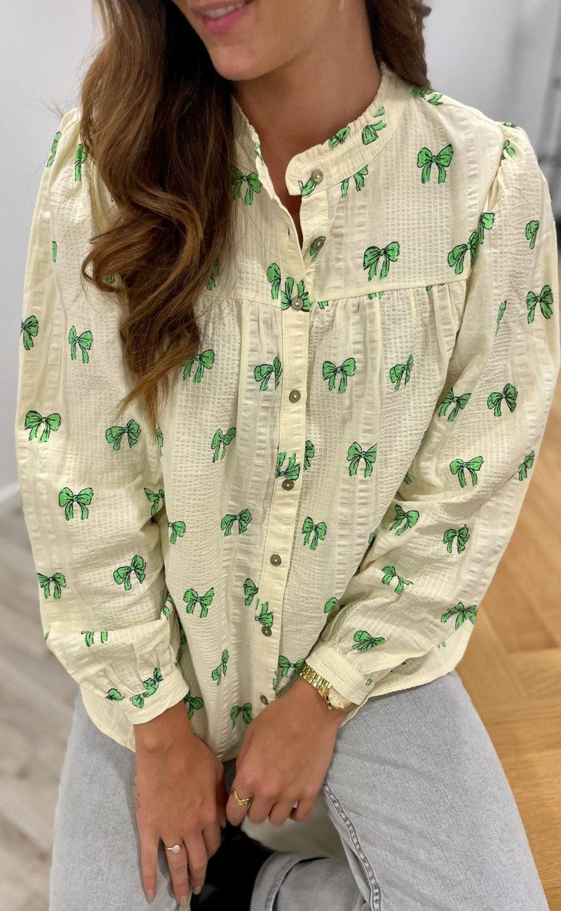 Lollys Laundry Skjorte - Cara - Neon Green