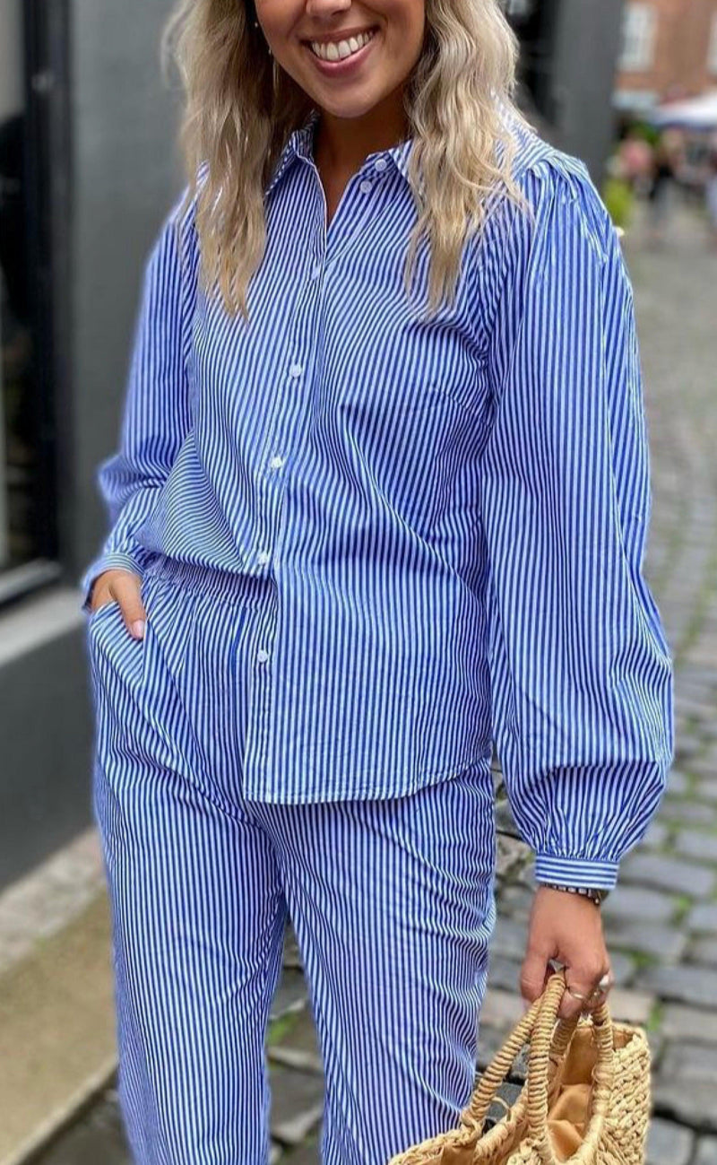 Lollys Laundry Skjorte - Twilight - Stripe
