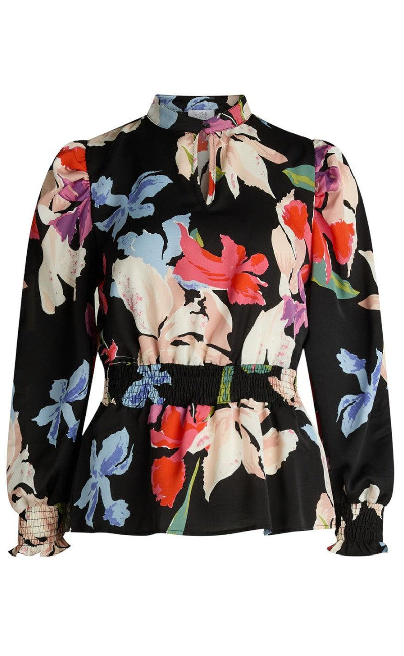 Love & Divine Bluse - Love775 - Big Flower