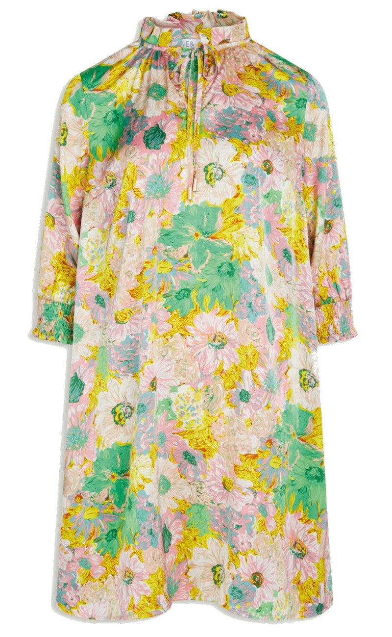 Love & Divine Kjole - Love669-4 - Multi Flower