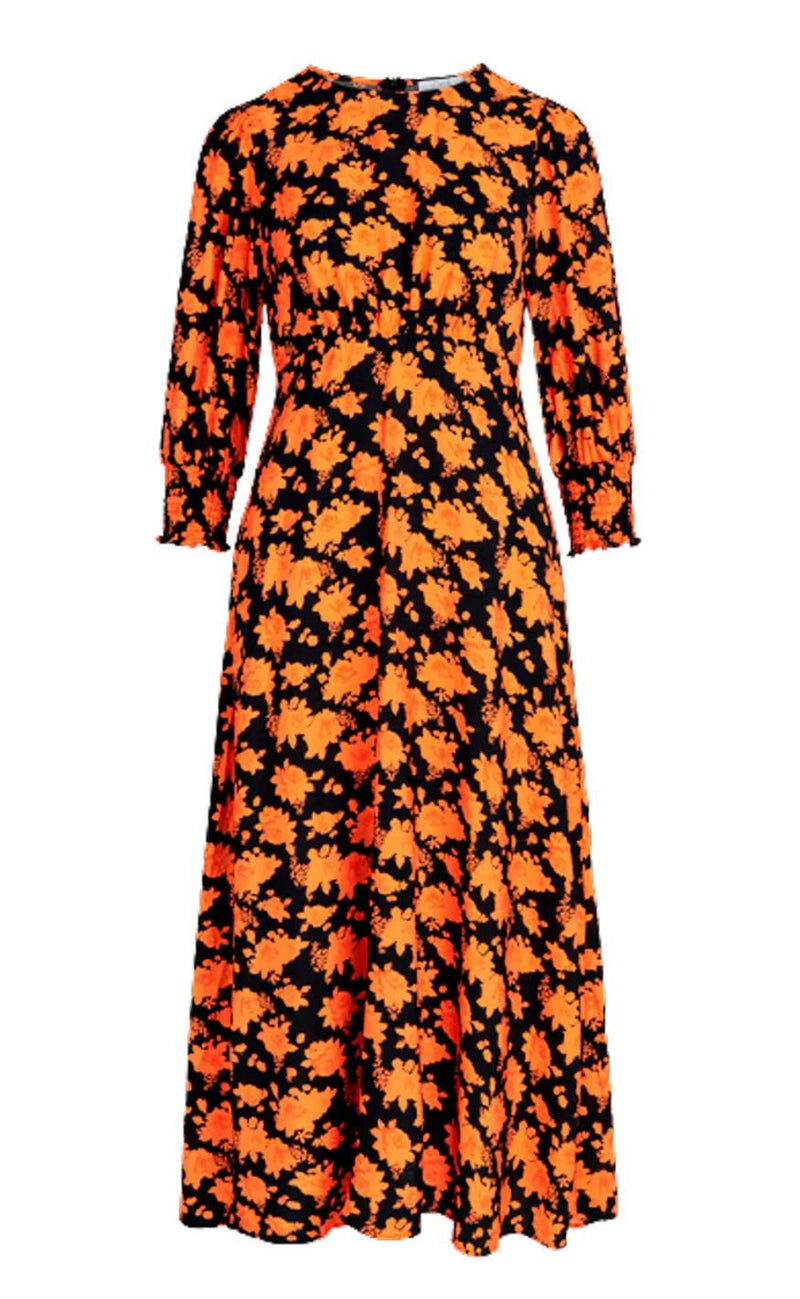 Love & Divine Kjole - Love914-6 - Sunset Flower