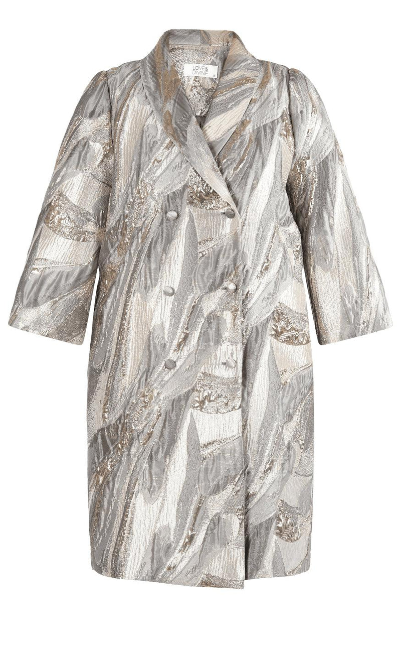 Love & Divine Kjole - Love930-1 - Grey/Gold