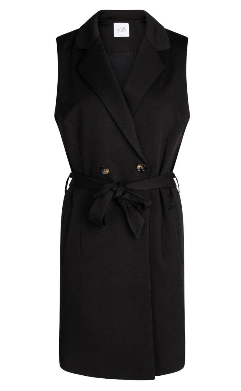Love & Divine Vest - Love740 - Black