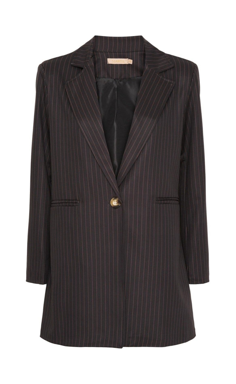 Marta Du Chateau Blazer - 4926 - Black/Tabacco