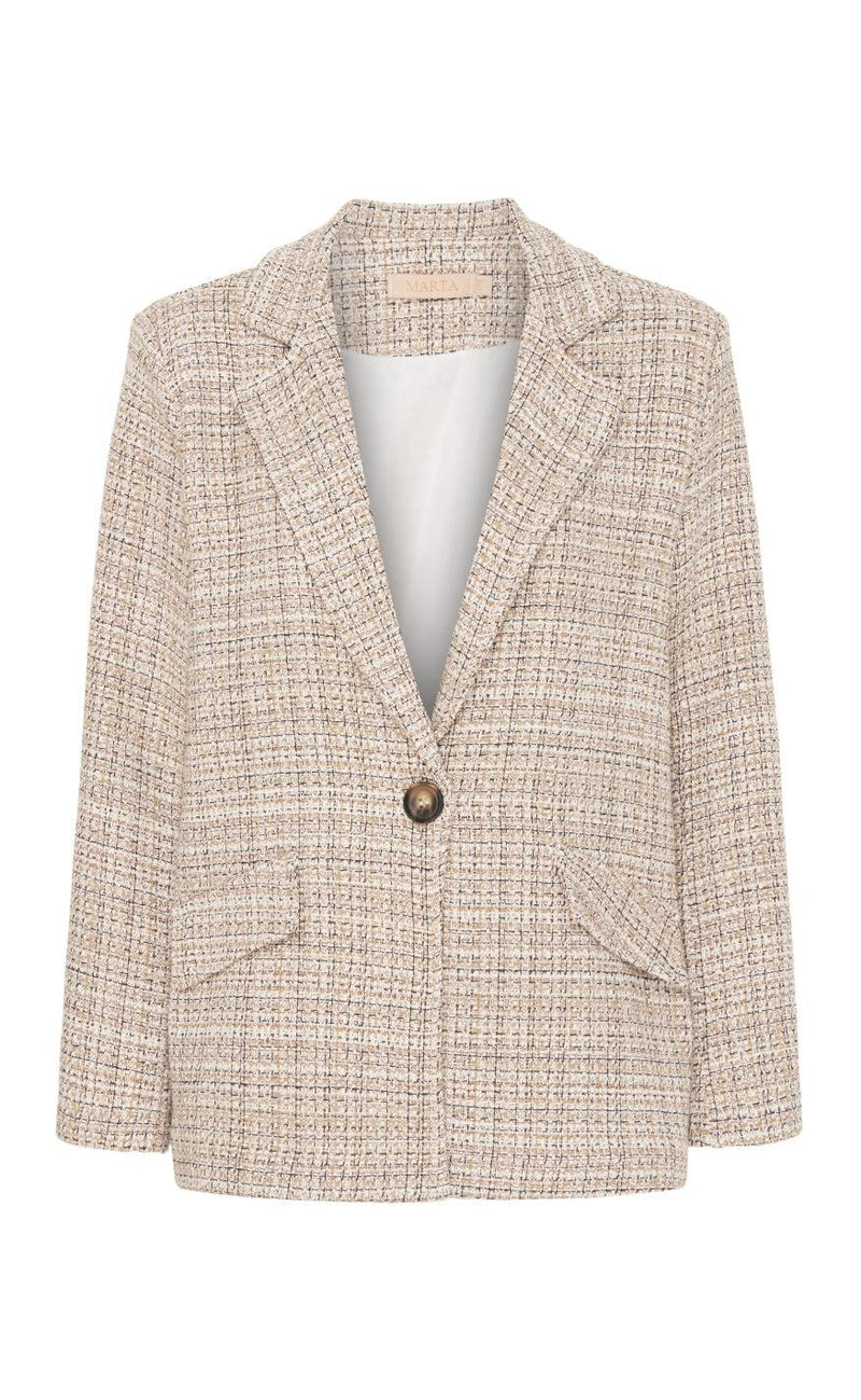 Marta Du Chateau Blazer - 5402 - Beige Lurex