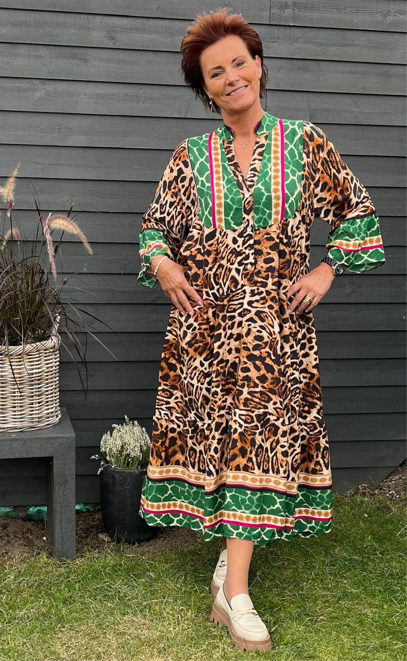 Marta Du Chateau Kjole - 2270 - Marrone Leo