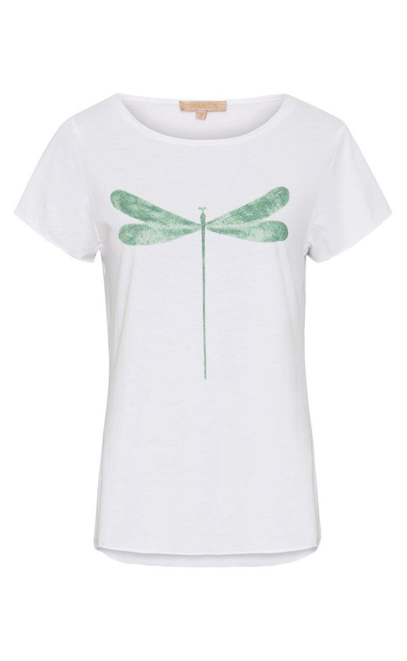 Marta Du Chateau T-shirt - 0301 - White/Green