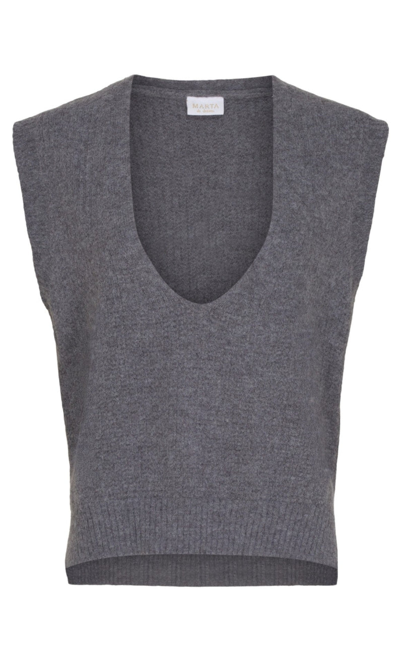 Marta Du Chateau Vest - M983 - Grey