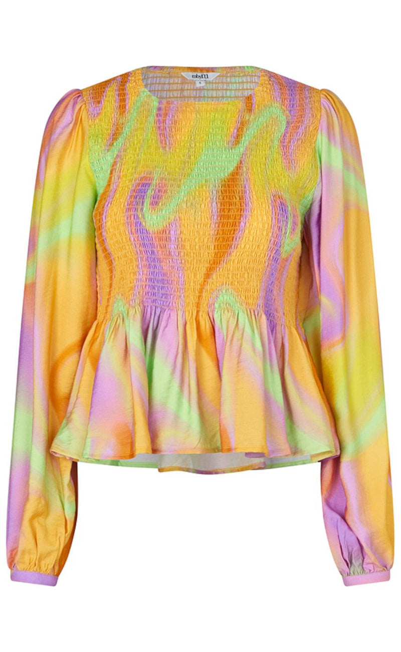 MbyM Bluse - Brynn - Lune Print
