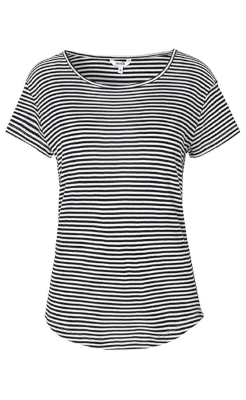 MbyM T-shirt - Lucianna - Black Sugar Stripe