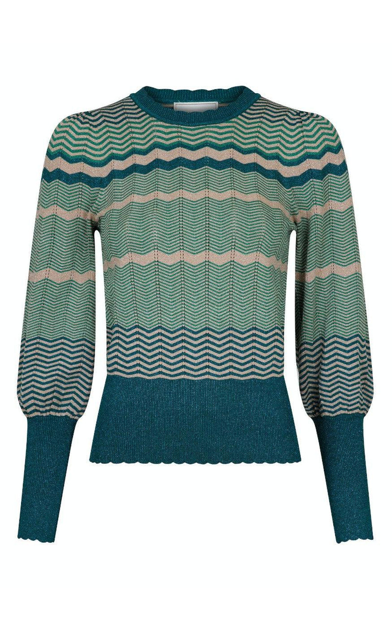 Neo Noir Bluse - Dary - Green