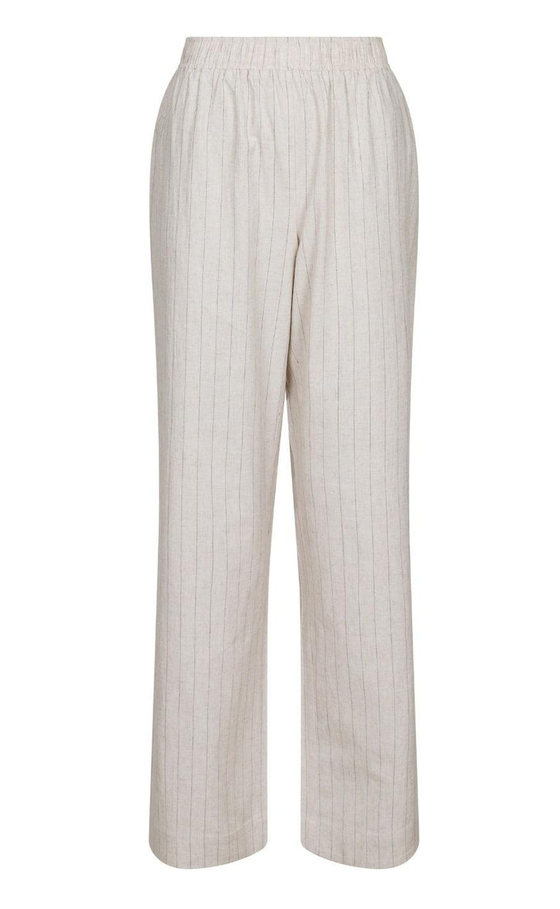Neo Noir Bukser - Astra Summer Stripe - Natural