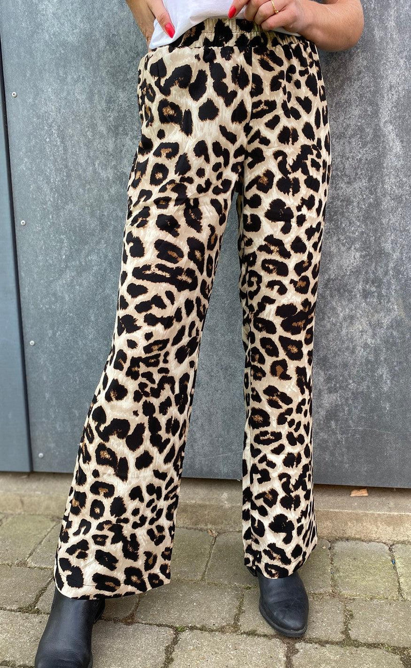 Neo Noir Bukser - Hiba Big Leo - Leopard