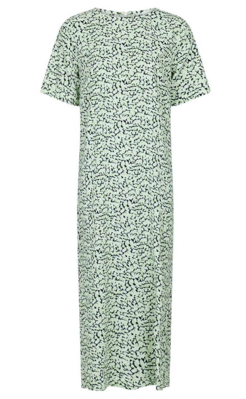 Neo Noir Kjole - Larri Fall Leaf - Green