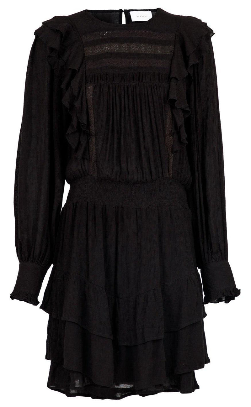 Neo Noir Kjole - Mimba Crepe - Black