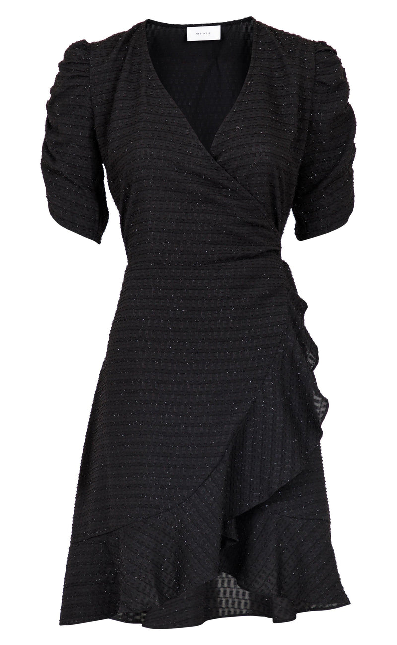 Neo Noir Kjole - Novalee Glitter - Black