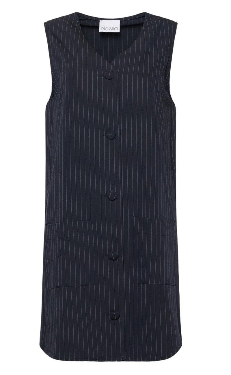 Noella Kjole - Inge Marie - Navy Pinestripe