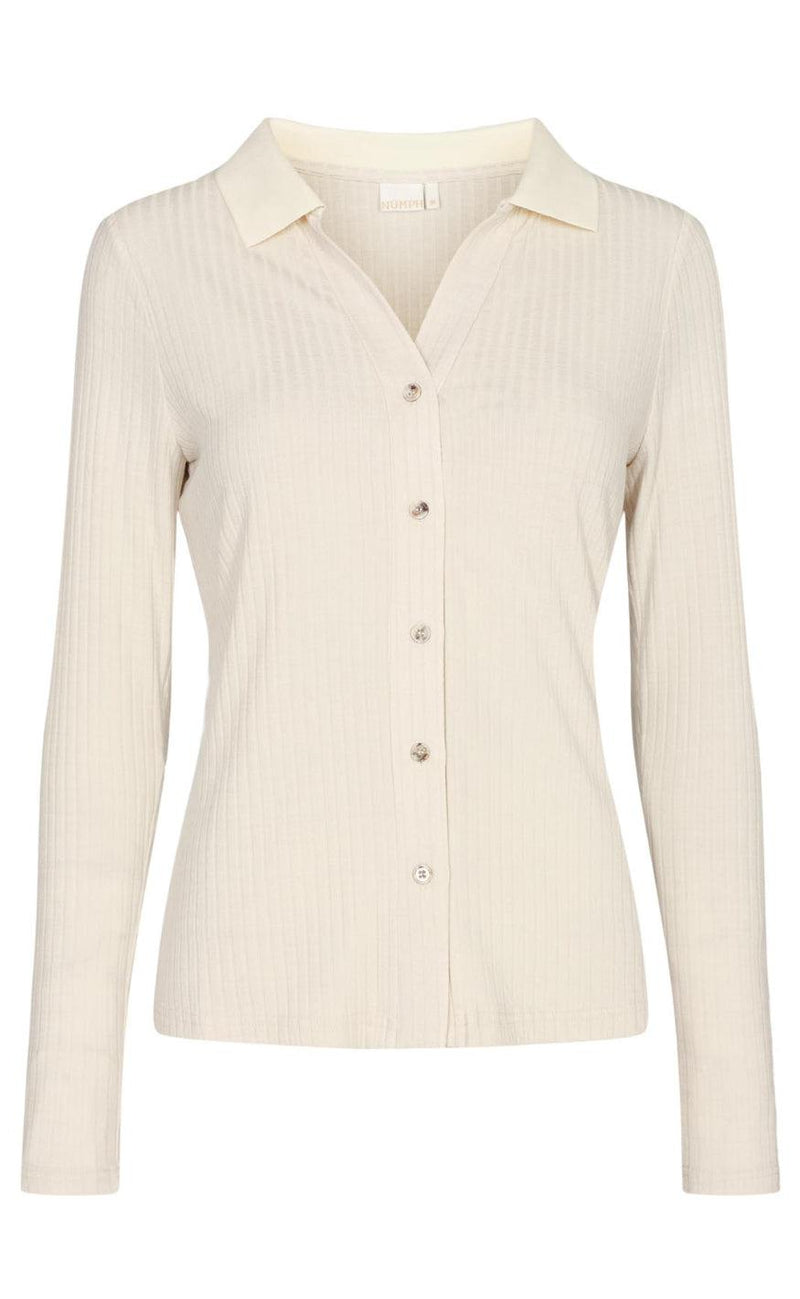 Nümph Bluse - Button - Pristine
