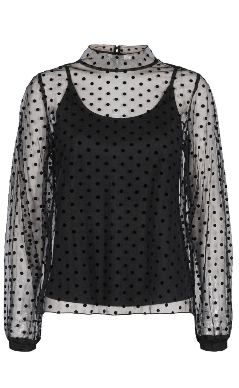 Nümph Bluse - Juliette - Caviar