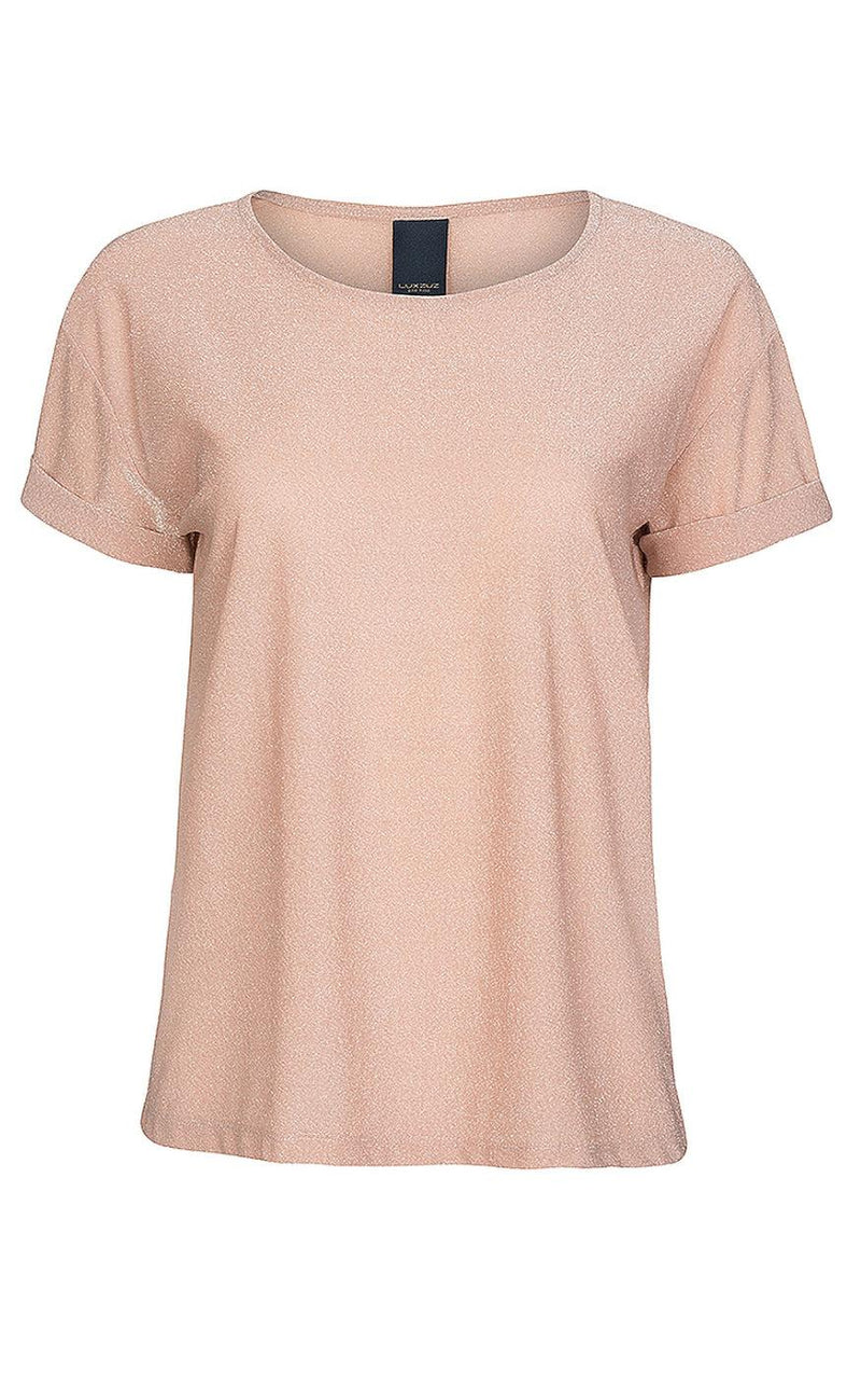 One Two Luxzuz Bluse - Karin - Metallic Rose
