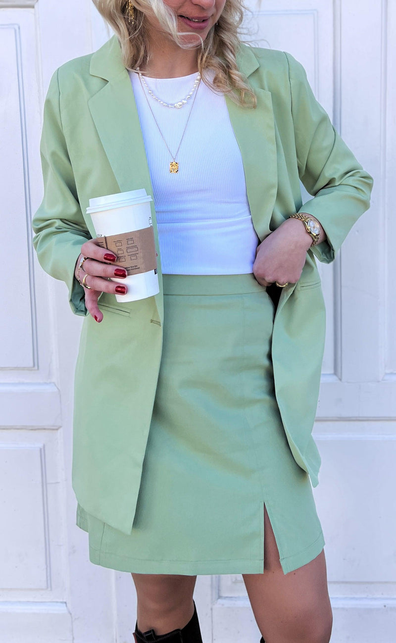 Say INA Copenhagen Blazer - Mai Long - Light Green
