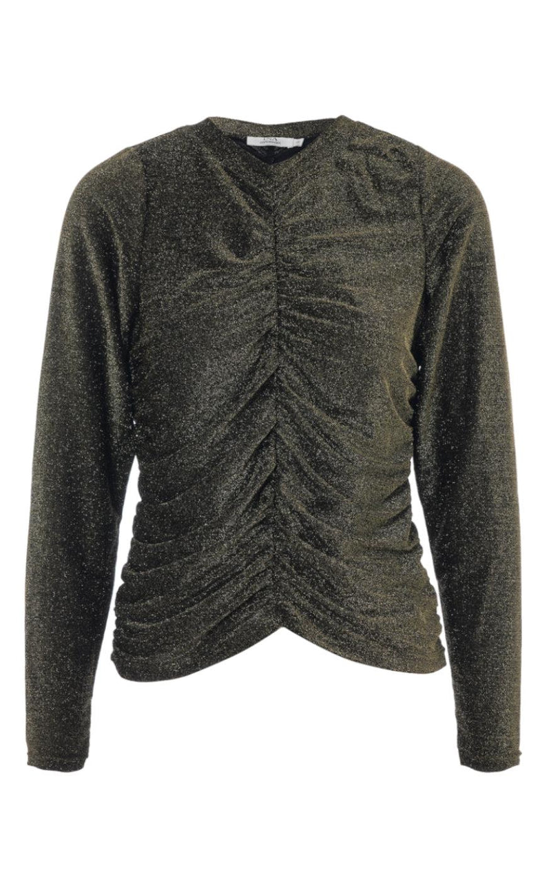 Say INA Copenhagen Bluse - Ava - Gold Glitter