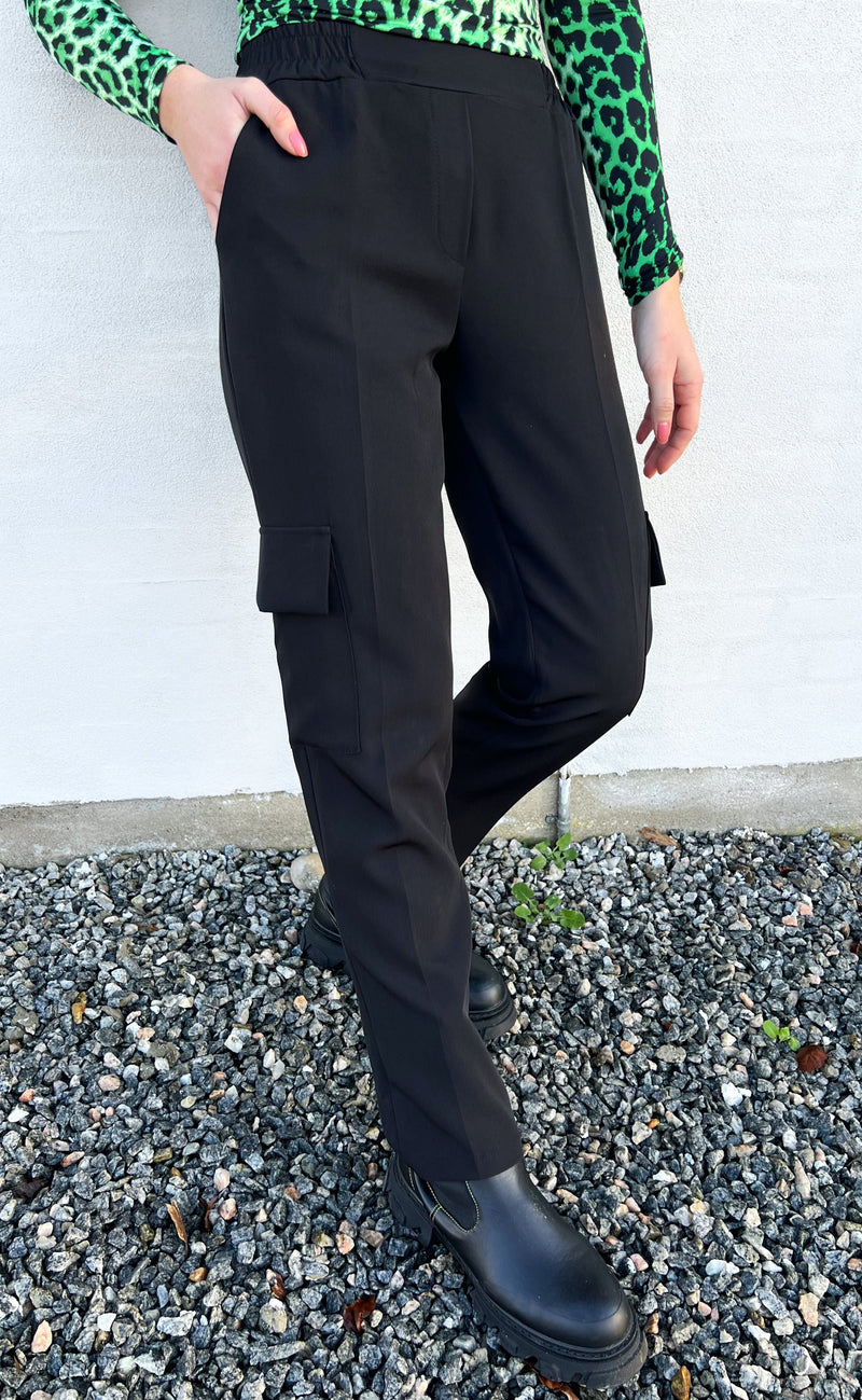 Say INA Copenhagen Bukser - Caroline Cargo - Black