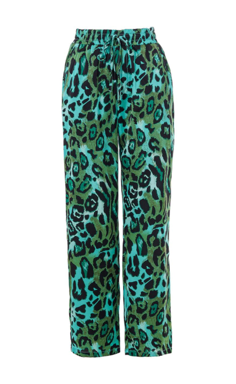 Say INA Copenhagen Bukser - Ida - Green Leo