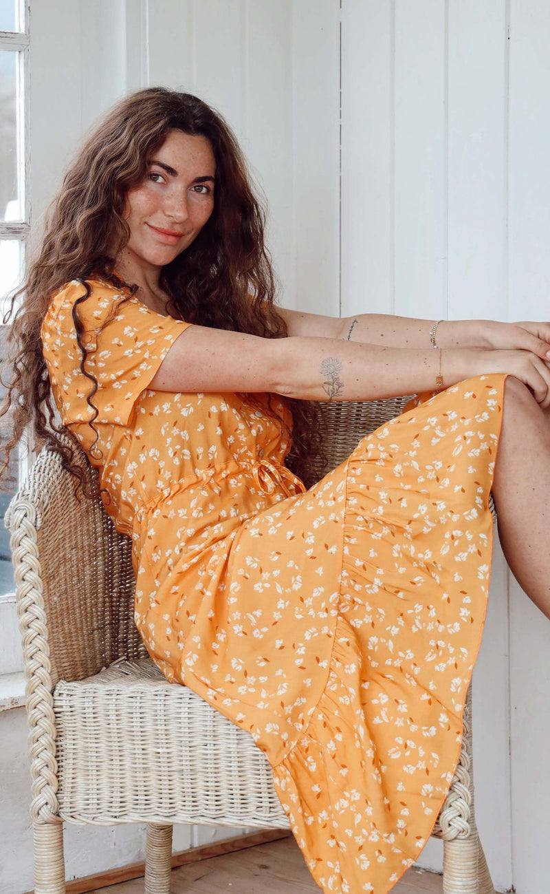 Say INA Copenhagen Kjole - Abi - Golden Flower