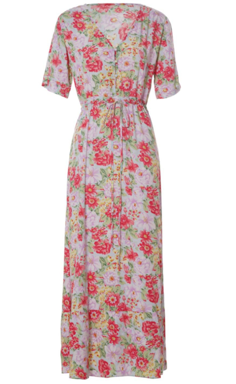 Say INA Copenhagen Kjole - Abi - Light Blue Flower