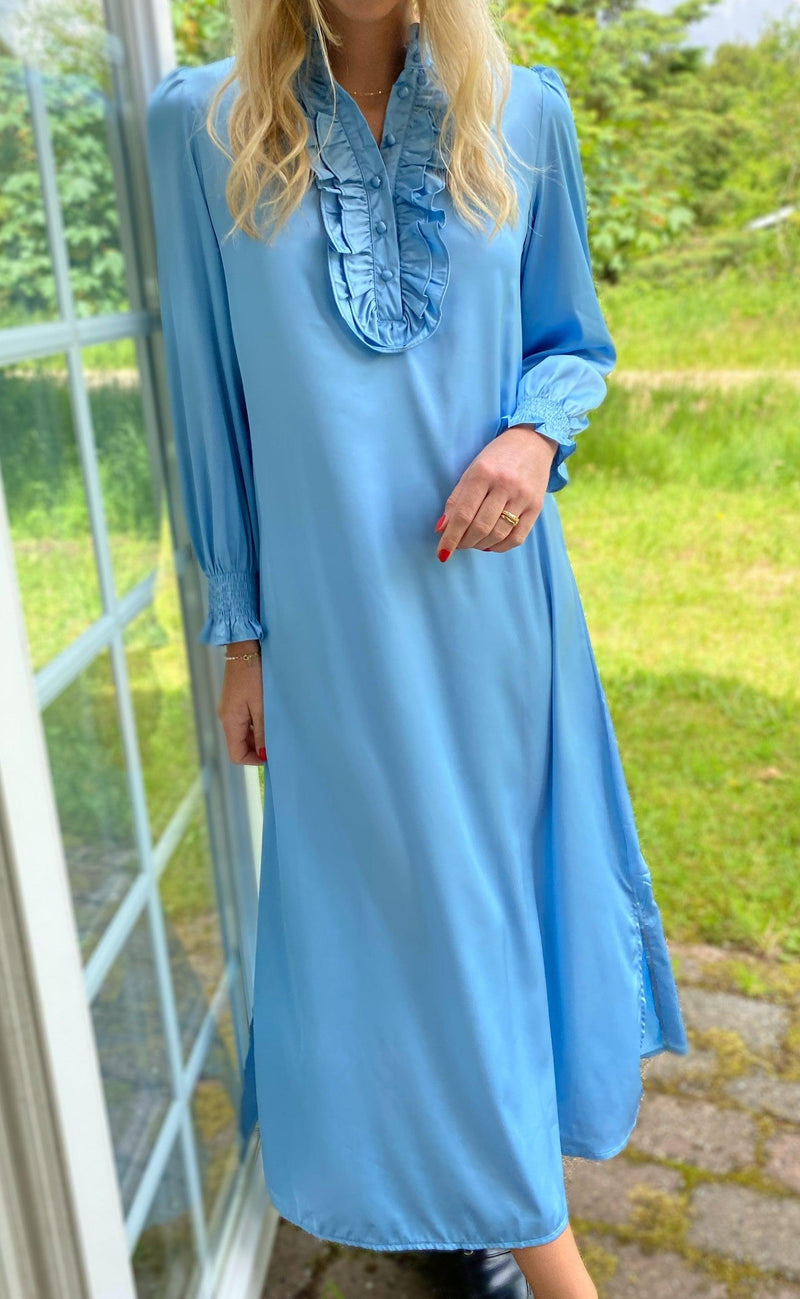 Say INA Copenhagen Kjole - Cami long - Light Blue