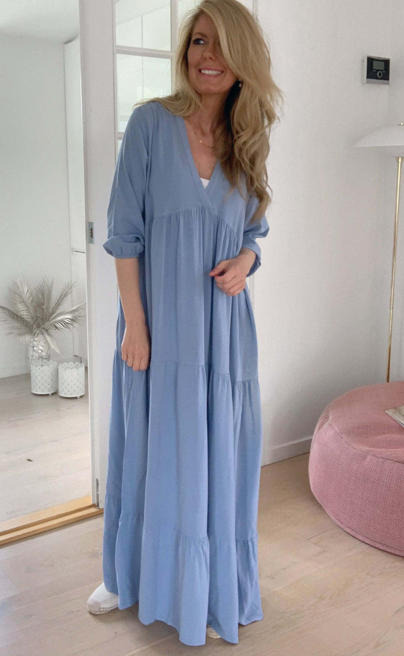 Say INA Copenhagen Kjole - Laura - Dusty Blue