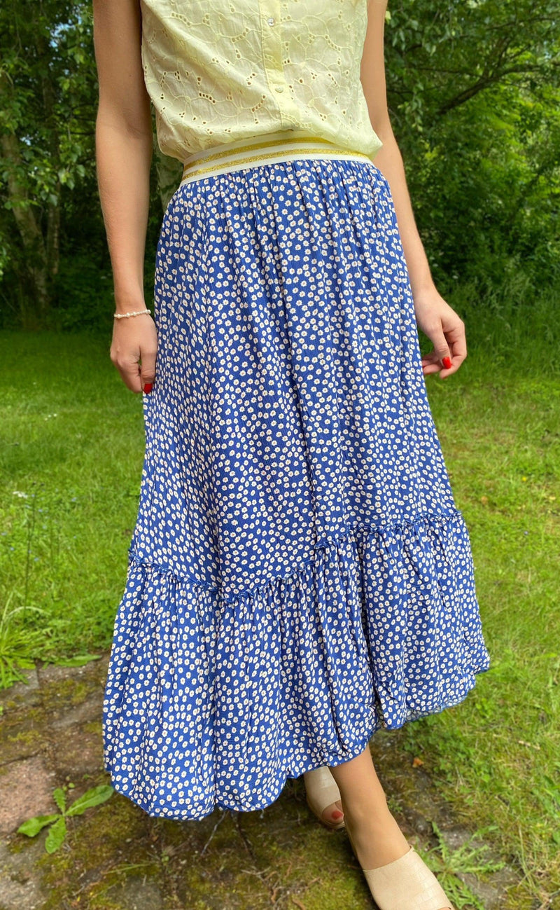 Say INA Copenhagen Nederdel - Hanna - Blue Flower