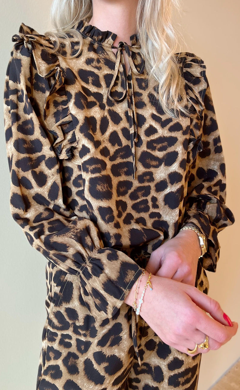 Say INA Copenhagen Skjorte - Julia - Leopard