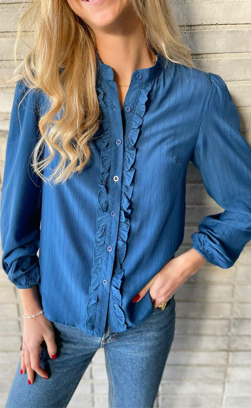 Say INA Copenhagen Skjorte - Luxi - Navy