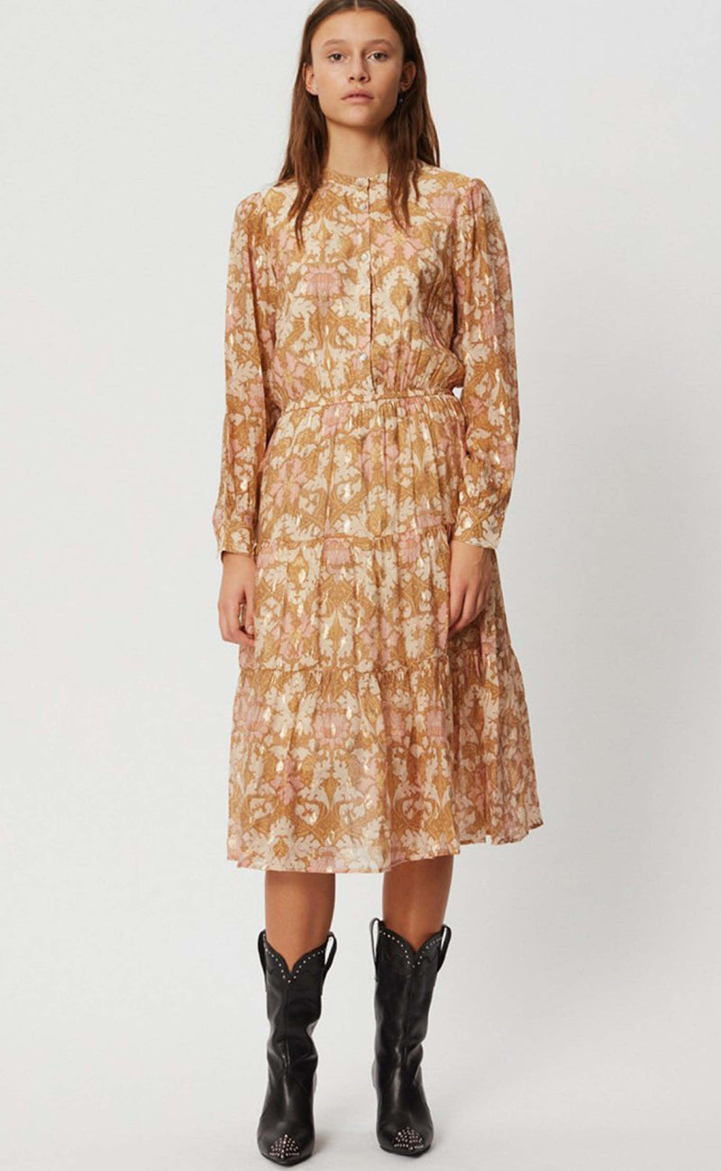 Sofie Schnoor Kjole S211228 - Abbi - Dark Yellow