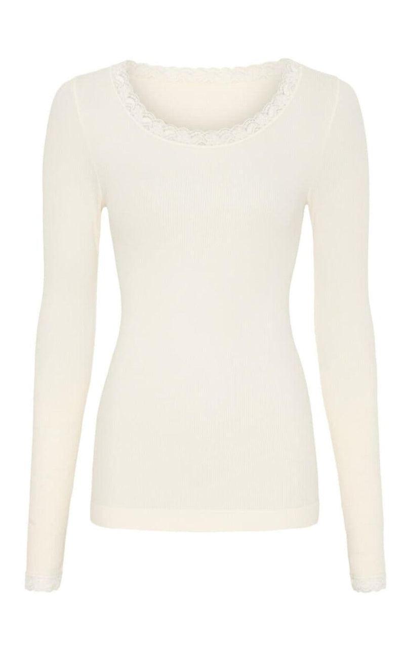 Tim & Simonsen Bluse - Frida Rib - Panna