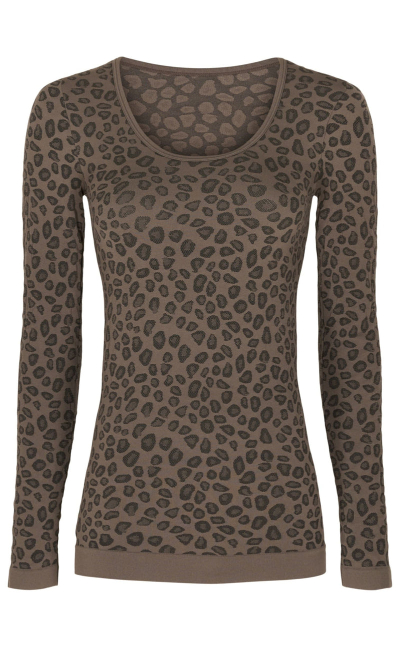 Tim & Simonsen Bluse - Gepard - Coffee