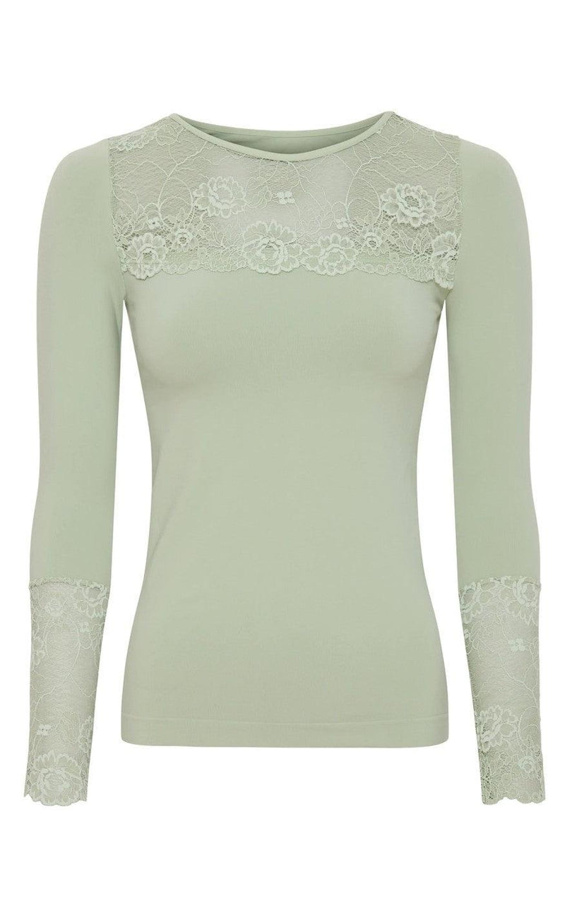 Tim & Simonsen Bluse - Nancy Lacechest - Menta