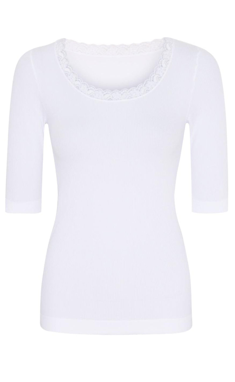 Tim & Simonsen Top - Frida SS - Bianco