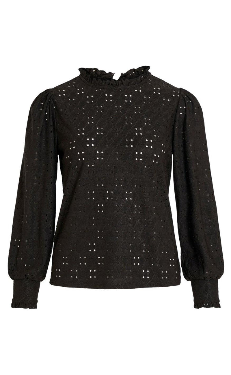 VILA Bluse - Kawa - Black
