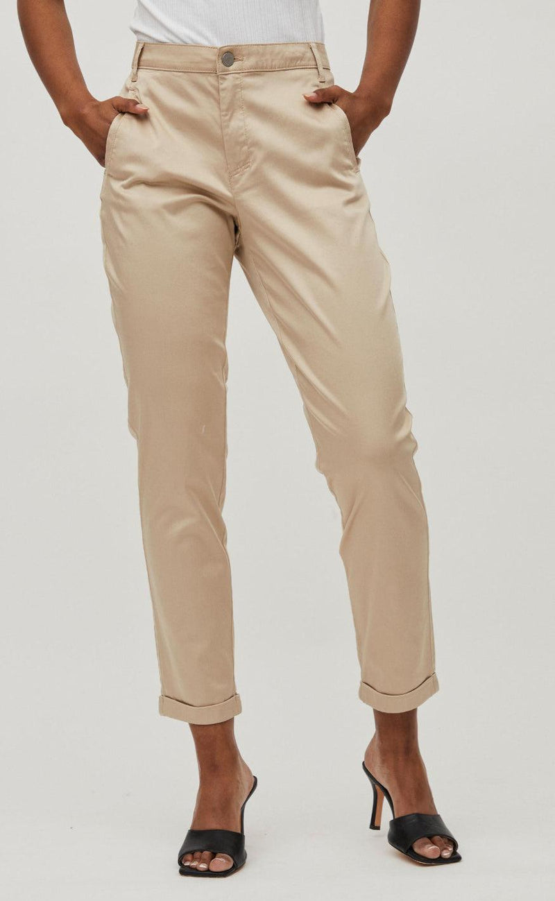 VILA Bukser - Chino - Soft Camel