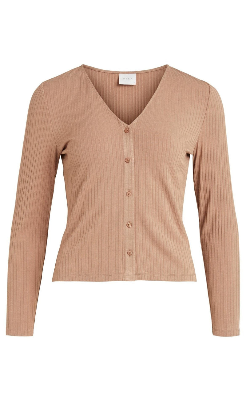 VILA Cardigan - Rindua - Tiger Eye